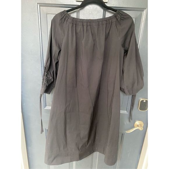 Lafayette 148 New York *Keene A-Line Black Dress, Women's Size Medium, MSRP $598 - Picture 11 of 11